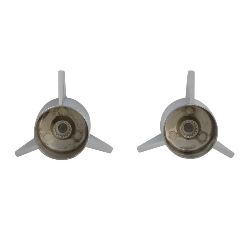DANCO Durable Metal Constructed Handles for Sayco Faucets, Chrome, 1-3/8-Inches x 2-Inch, 1-Pair (88084) - Image 2